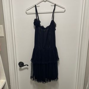 Forever 21 Twist Black Tutu Dress Size Medium